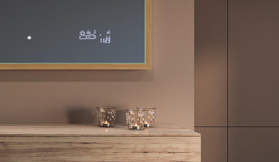 Ogledalo u crnom loft okviru za moderne i minimalističke kupaonice | ARTFORMA