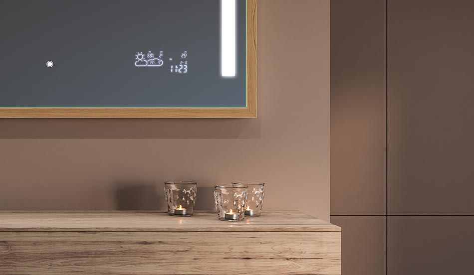 Ogledalo u crnom loft okviru za moderne i minimalističke kupaonice | ARTFORMA