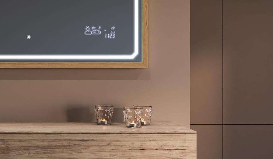 Ogledalo u crnom loft okviru za moderne i minimalističke kupaonice | ARTFORMA