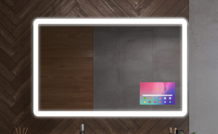 Zaobljena ogledala s dekorativnim pokrovom