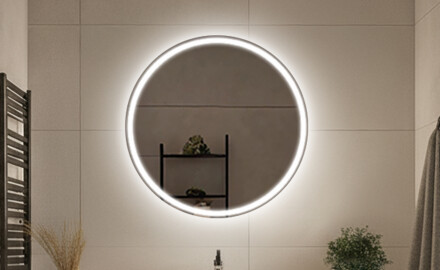 Okrugla ogledala na baterije