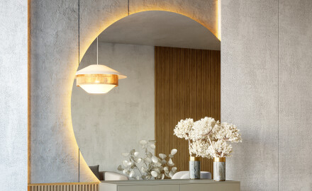 Ogledala u obliku četvrtine kruga