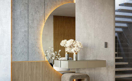 Ogledala u obliku polukruga