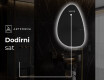 Zidno dekorativna ogledala sa svjetlom LED D221 #7