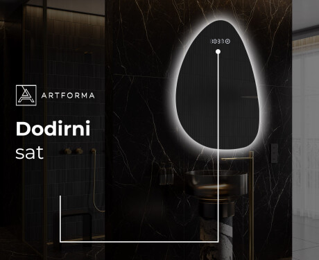 Zidno dekorativna ogledala sa svjetlom LED D221 #7