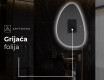 Zidno dekorativna ogledala sa svjetlom LED D221 #8