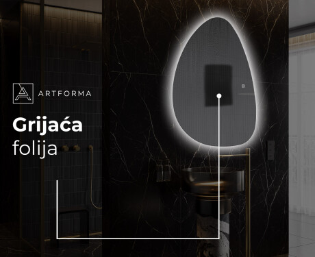 Zidno dekorativna ogledala sa svjetlom LED D221 #8