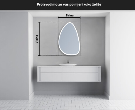 Ukrasna ogledala LED za zid B222 #5