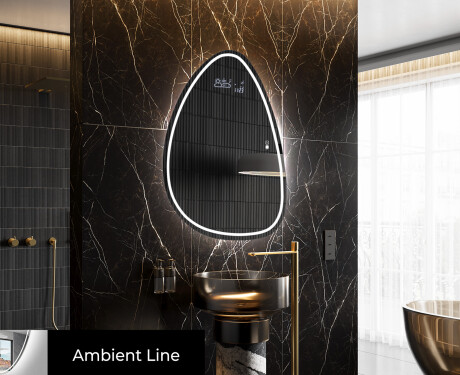 Nepravilna dekorativna ogledalo za zid B223