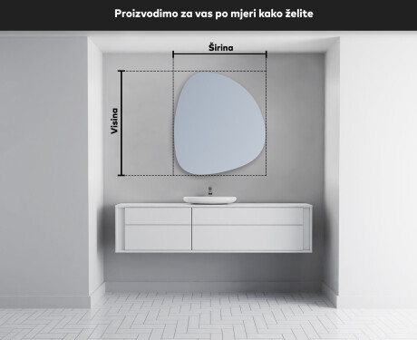 Zidno dekorativna ogledala sa svjetlom LED EG221 #4