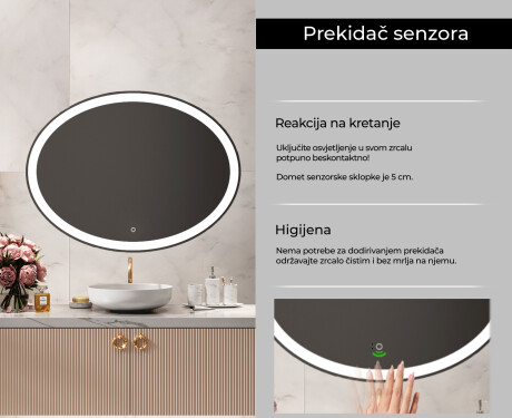 Ogledalo s LED rasvjetom LED74 #4