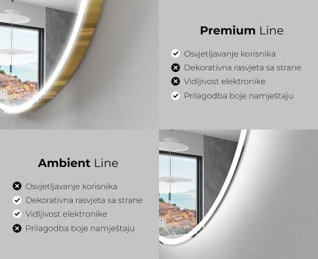 Ogledalo s LED rasvjetom L227 #2