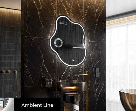 Zidno dekorativna ogledala sa svjetlom LED EM223