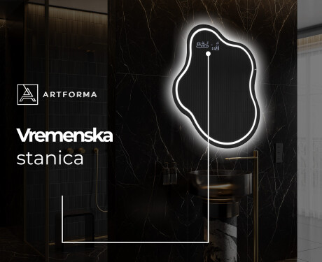 Zidno dekorativna ogledala sa svjetlom LED EM223 #7