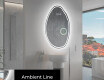 Zidno dekorativna ogledala sa svjetlom LED U223 #3