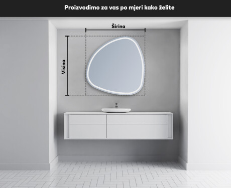 Ukrasna ogledala LED za zid J223 #3