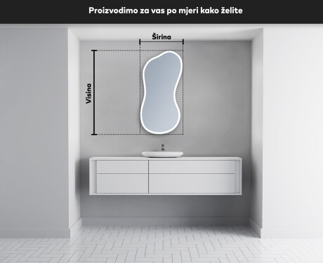 Ukrasna ogledala LED za zid K222 #5