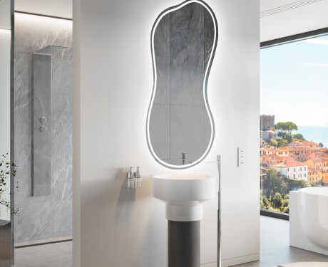 Nepravilna zidna dekorativna ogledala u boji K223