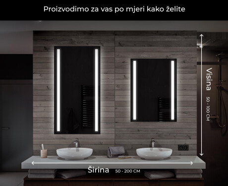 Ogledalo s LED rasvjetom L02 #7