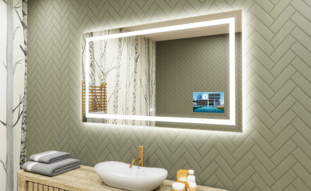 Ogledalo s LED rasvjetom L15 120x80cm - SmartScreen, DualColor