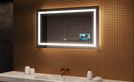 Ogledalo s LED rasvjetom L15 120x80cm - SmartScreen, DualColor, Grijaća prostirka