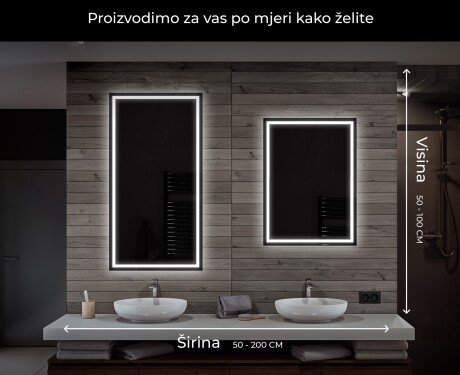 Ogledalo s LED rasvjetom L49 #7