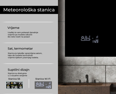 Ogledalo s LED rasvjetom L58 #5