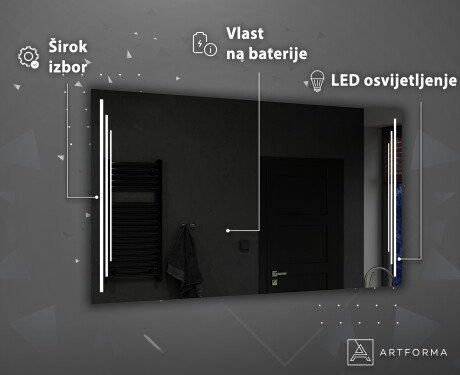 Ogledalo S Led Osvjetljenjem Na Baterije L27 #4
