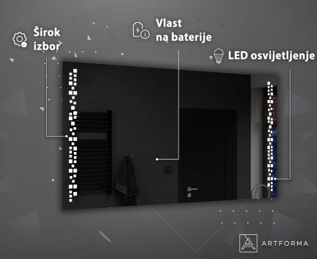 Ogledalo S Led Osvjetljenjem Na Baterije L38 #4