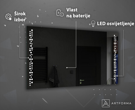 Ogledalo S Led Osvjetljenjem Na Baterije L65 #4