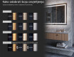 Ogledalo S Rasvjetom LED - Slimline L57 #6