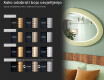 Asimetrično LED ogledalo s MDF okvirom L310 #5