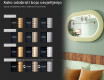 Moderan LED ogledalo u obliku stadiona s MDF okvirom L307 #5