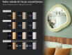 Dizajnersko LED ogledalo s MDF-om u geometrijskom obliku L309 #5