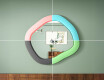 Dizajnersko LED ogledalo s MDF-om u geometrijskom obliku L309 #6