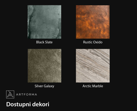 Ogledalo za kupaonicu s kamenim okvirom po mjeri L297 #2
