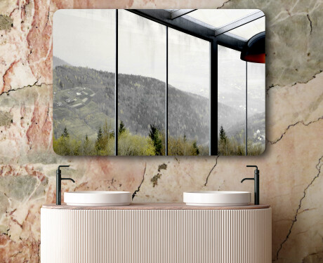 Obla zidno ogledalo L199 #6