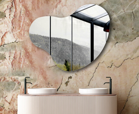 Nepravilna zidno ogledalo L211 #6