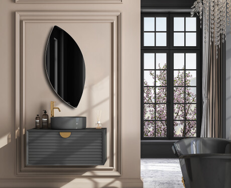 Nepravilna okomito zidno ogledalo L214 #4