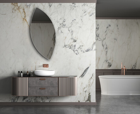 Nepravilna okomito zidno ogledalo L214 #5