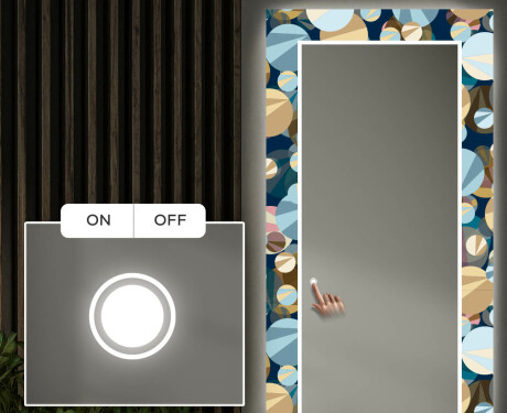 Ukrasno Zrcalo S LED Pozadinskim Osvjetljenjem Za Predvorje - Ball #4