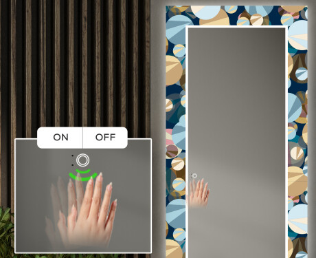 Ukrasno Zrcalo S LED Pozadinskim Osvjetljenjem Za Predvorje - Ball #5