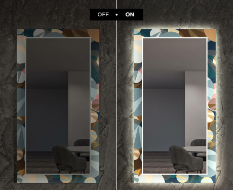 Ukrasno Zrcalo S LED Pozadinskim Osvjetljenjem Za Predvorje - Ball #7