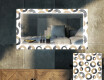 Ukrasno Zrcalo S LED Pozadinskim Osvjetljenjem Za Dnevnu Sobu - Donuts