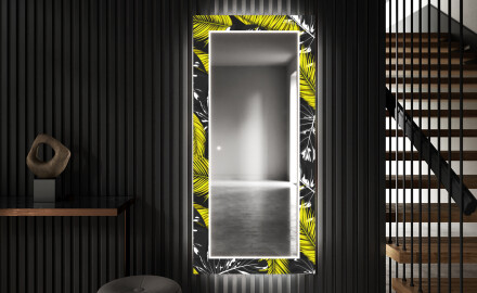 Ukrasno Zrcalo S LED Pozadinskim Osvjetljenjem Za Predvorje - Gold Jungle