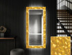 Ukrasno Zrcalo S LED Pozadinskim Osvjetljenjem Za Predvorje - Gold Triangles