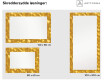 Ukrasno Zrcalo S LED Pozadinskim Osvjetljenjem Za Predvorje - Gold Triangles #6
