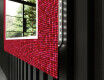 Dekorativno Ogledalo S Rasvjetom Za Kupaonicu - Red Mosaic #11