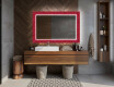 Dekorativno Ogledalo S Rasvjetom Za Kupaonicu - Red Mosaic #12
