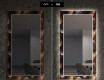 Ukrasno Zrcalo S LED Pozadinskim Osvjetljenjem Za Dnevnu Sobu - Dandelion #7